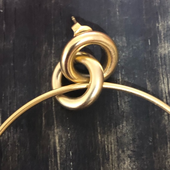 Gold Hoop Fashion Earrings - Picture 4 of 4